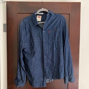 Levi's Dark Indigo Denim Shirt Jacket